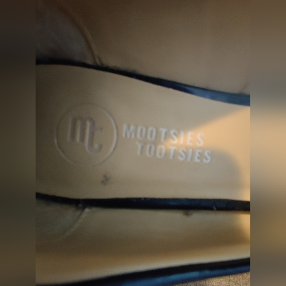 Navy blue Mootsie Tootsie 1 inch heels size 9M - Picture 5 of 6